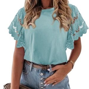 New Crewneck Bell Sleeves Top XXL